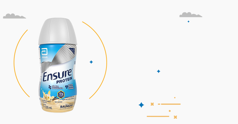 Saiba mais em Ensure Protein para mais informações sobre o produto