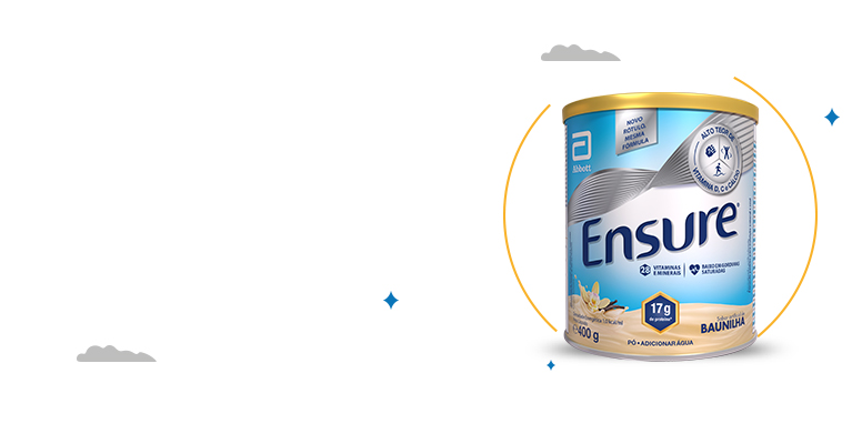 Saiba mais em Ensure Pó para mais informações sobre o produto