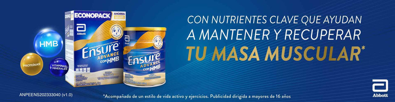 banner ensure masa muscular